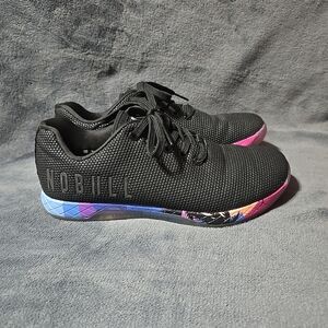 NOBULL Men 7/Women 8.5 Midnight Palm Trainers Low Lace Up Weightlifting